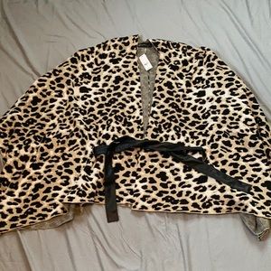 NY & Co: Leopard print kimono jacket